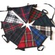 8m mixed tartan double ply bunting